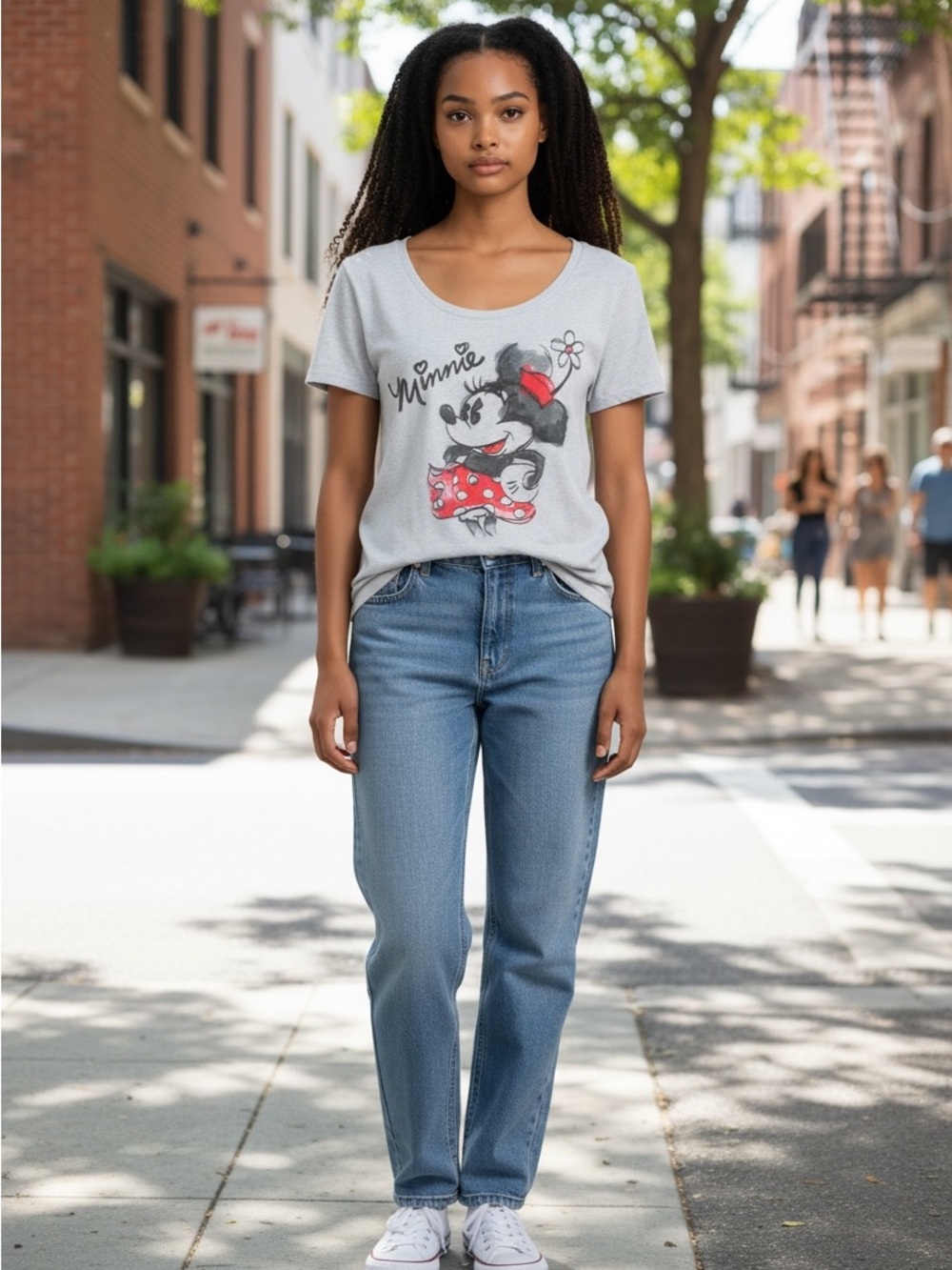 Disney Minnie Mouse Vintage Sketch Graphic T-Shirt 🐭✨